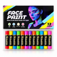 12-Color Face Paint Crayon Set