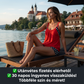🔥👙 Trendi pöttyös bikini szett – Gyorsan száradó anyag, UV-védelem, tökéletes úszáshoz, szörfözéshez és medencebulikhoz 🏖️🏄‍♀️